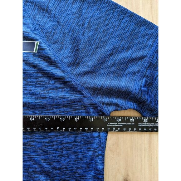 Utah Jazz Quarter Zip Blue Pullover NBA Mens Size Small - Picture 11 of 12